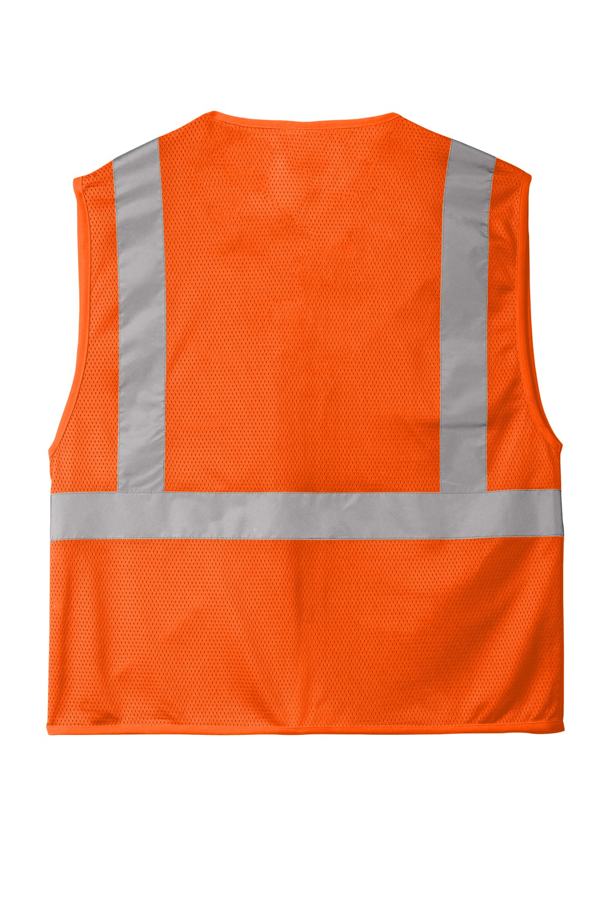 Cornerstone® Ansi 107 Class 2 Economy Mesh Zippered Vest Csv101 L1 Print 1741