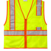 CornerStone® ANSI 107 Class 2 Mesh Zippered Two-Tone Vest-CSV103