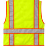 CornerStone® ANSI 107 Class 2 Mesh Zippered Two-Tone Vest-CSV103