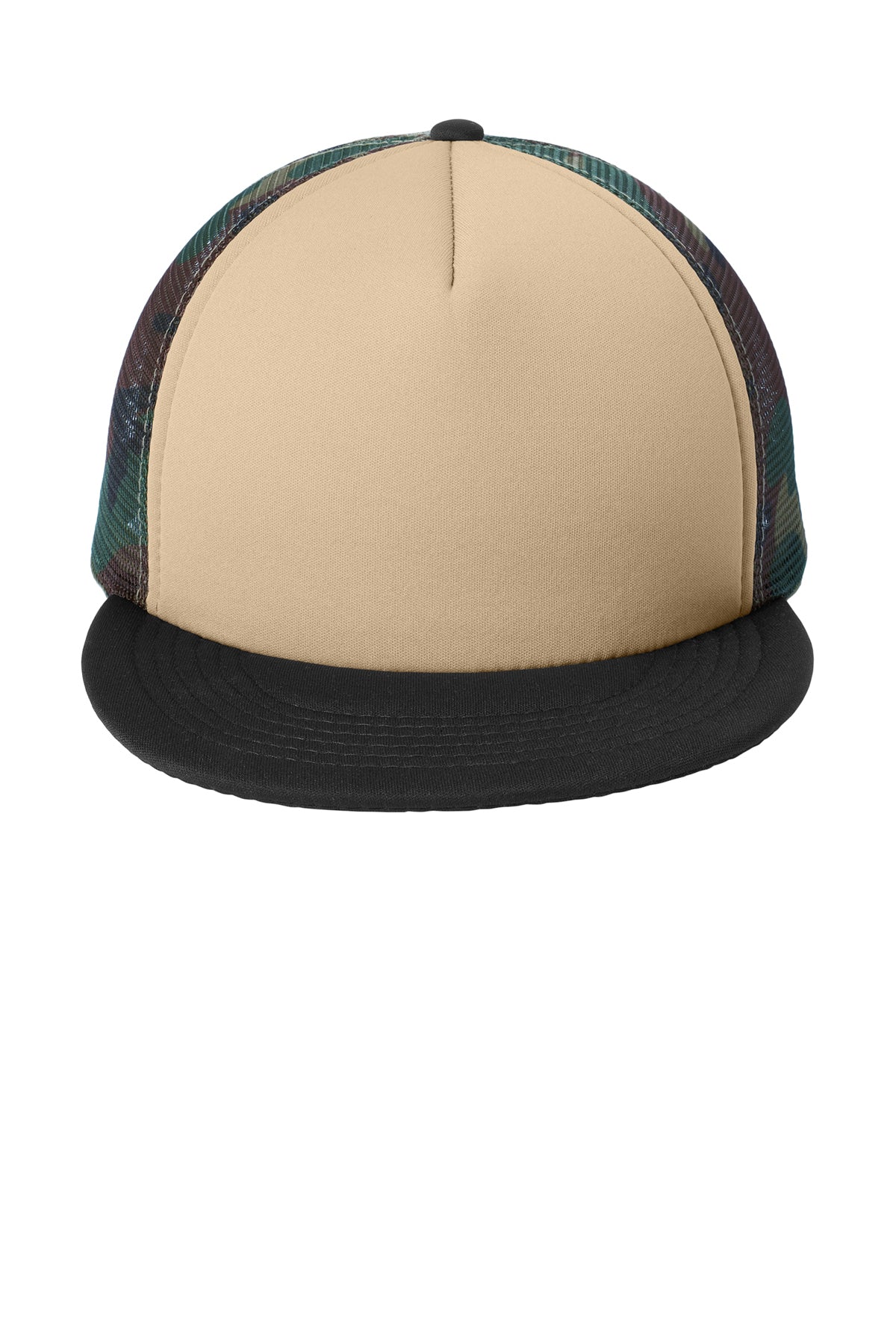 District ® Flat Bill Snapback Trucker Cap-DT624