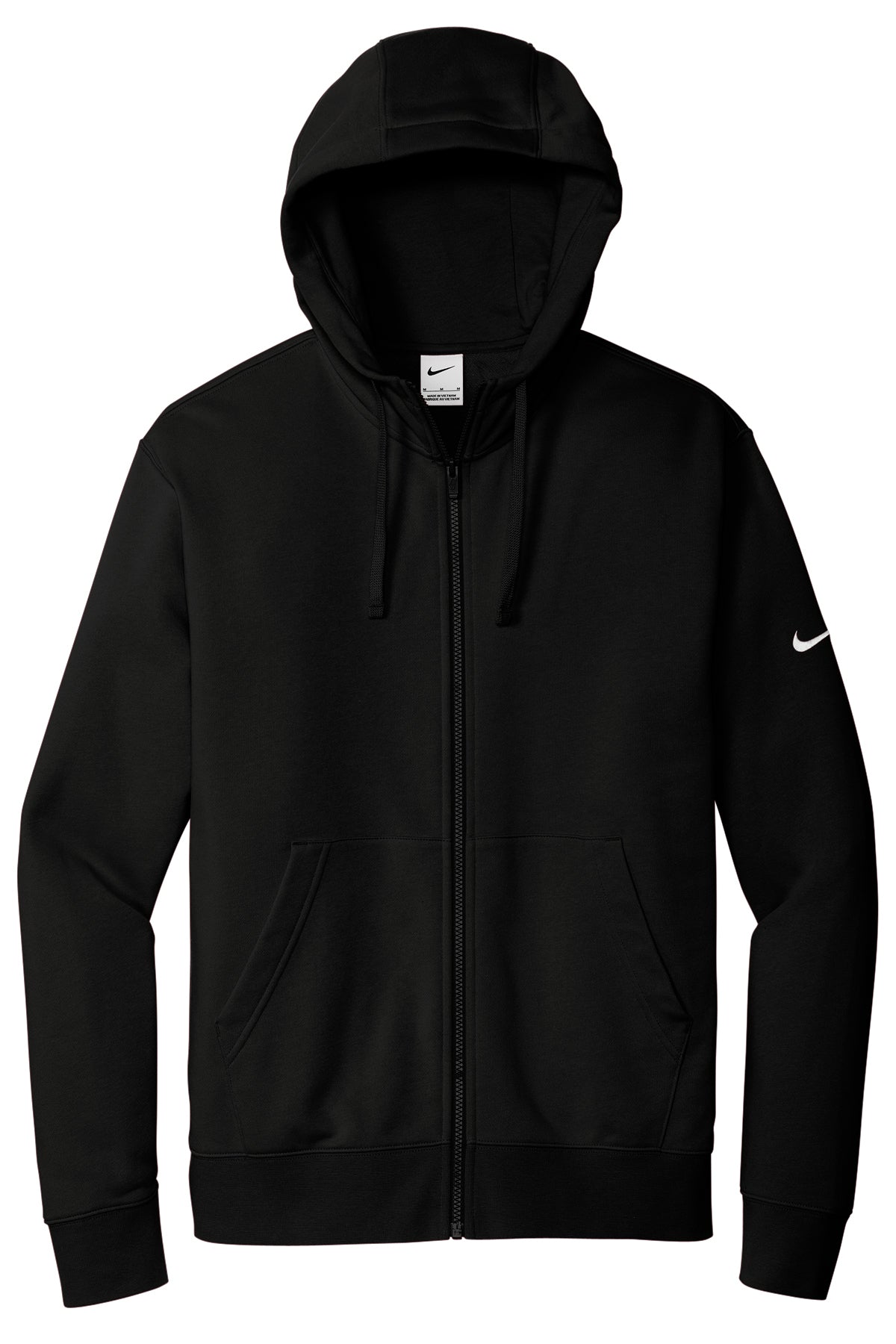 Nike Club Fleece Sleeve Swoosh Full-Zip Hoodie-NKDR1513