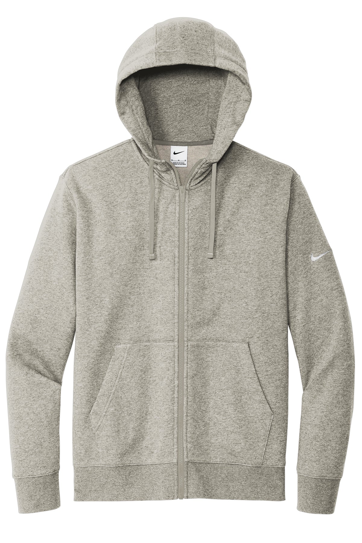 Nike Club Fleece Sleeve Swoosh Full-Zip Hoodie-NKDR1513