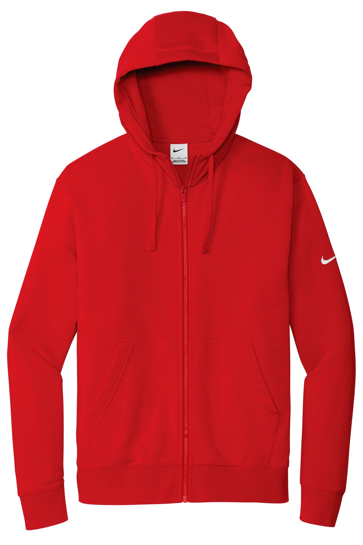 Nike Club Fleece Sleeve Swoosh Full-Zip Hoodie-NKDR1513