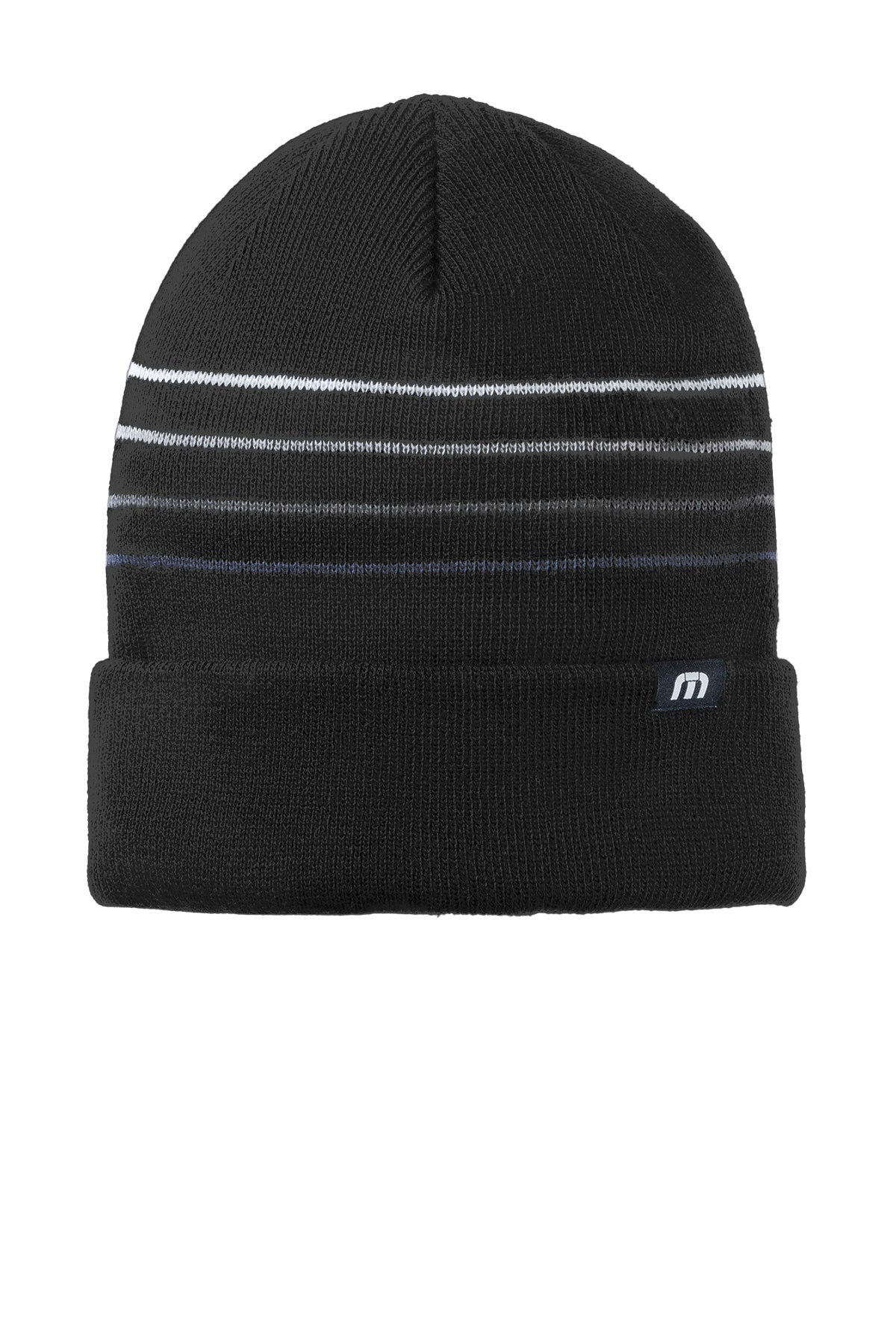 TravisMathew Striped Cuffed Beanie-TM1MY393