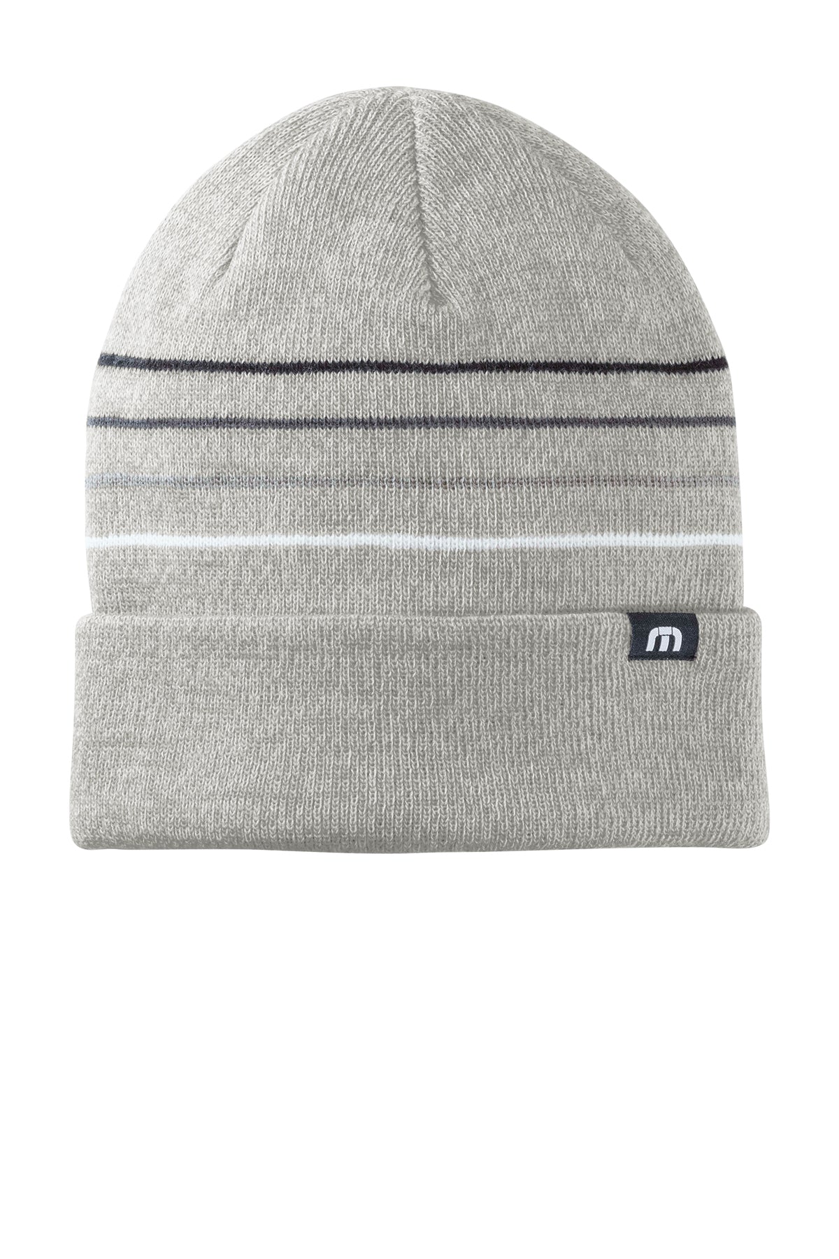 TravisMathew Striped Cuffed Beanie-TM1MY393