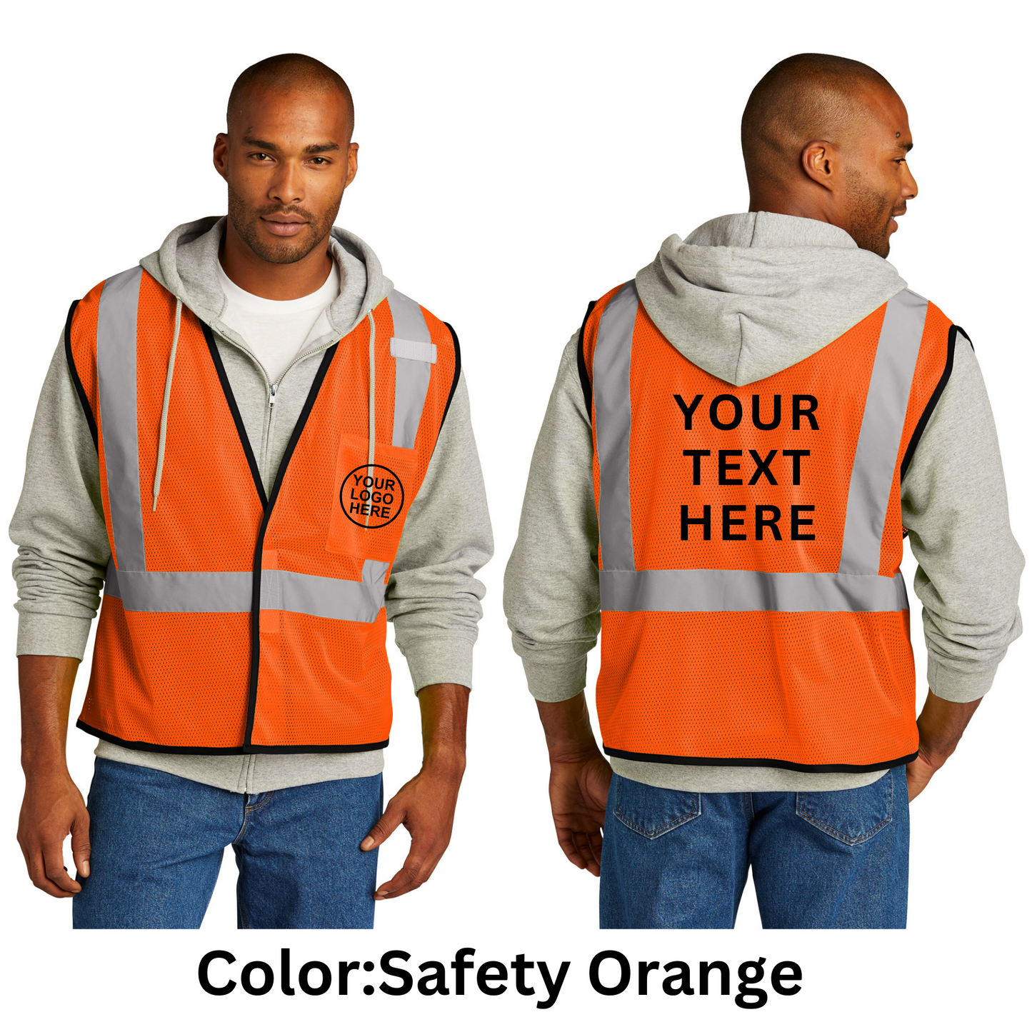 CornerStone ® ANSI 107 Class 2 Economy Mesh One-Pocket Vest-CSV100