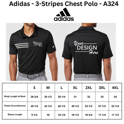 Adidas - 3-Stripes Chest Polo - A324