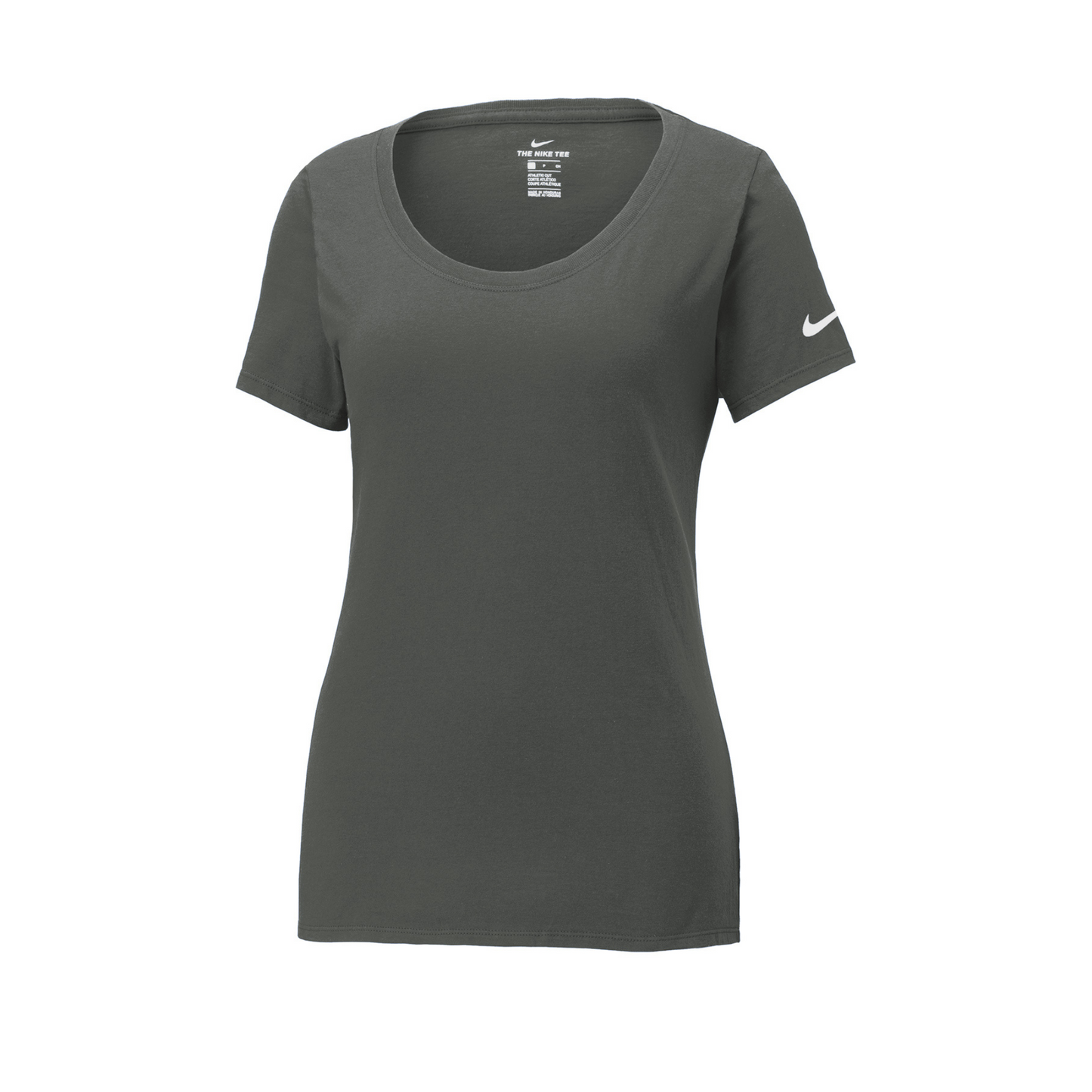 Nike Ladies Dri-FIT Cotton/Poly Scoop Neck Tee-NKBQ5234