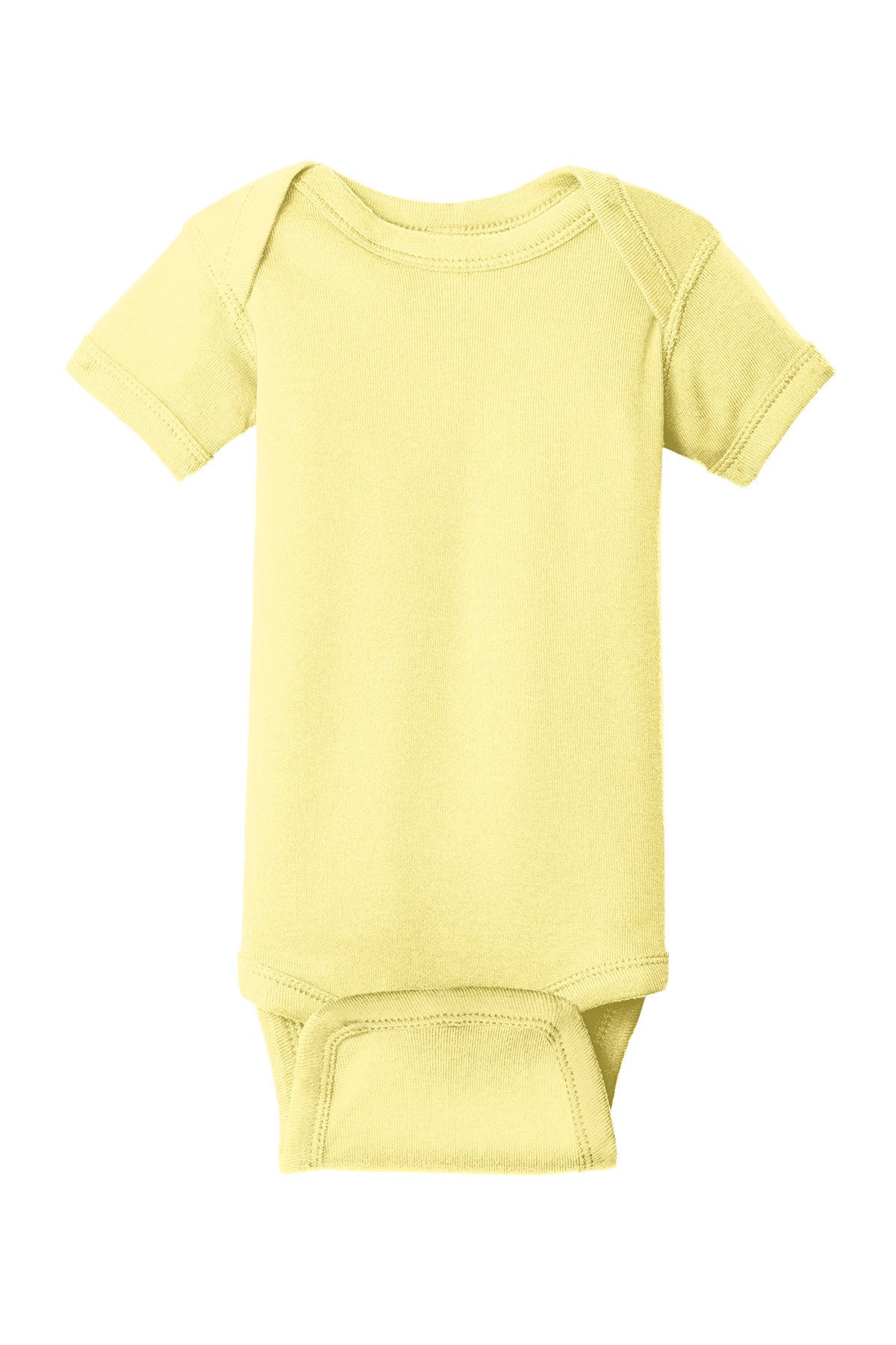 Rabbit Skins™ Infant Short Sleeve Baby Rib Bodysuit-RS4400