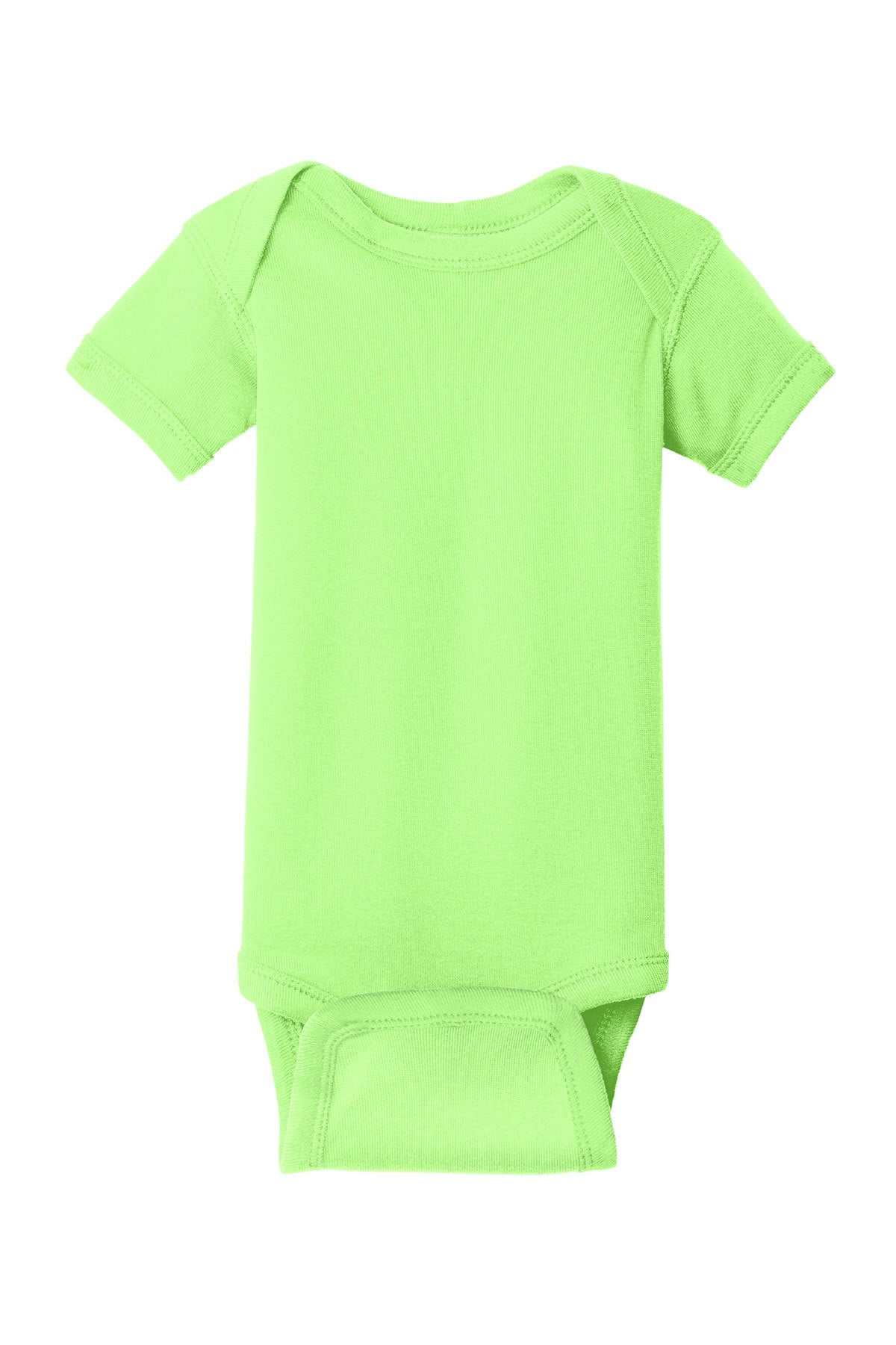 Rabbit Skins™ Infant Short Sleeve Baby Rib Bodysuit-RS4400