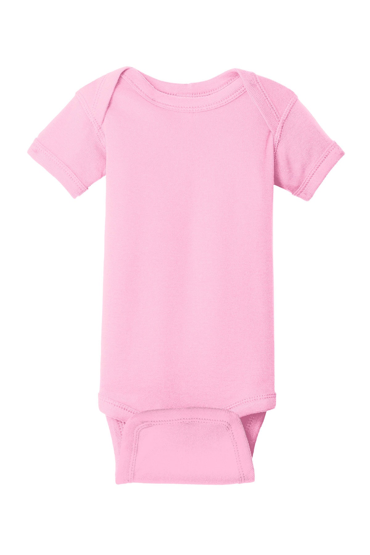 Rabbit Skins™ Infant Short Sleeve Baby Rib Bodysuit-RS4400