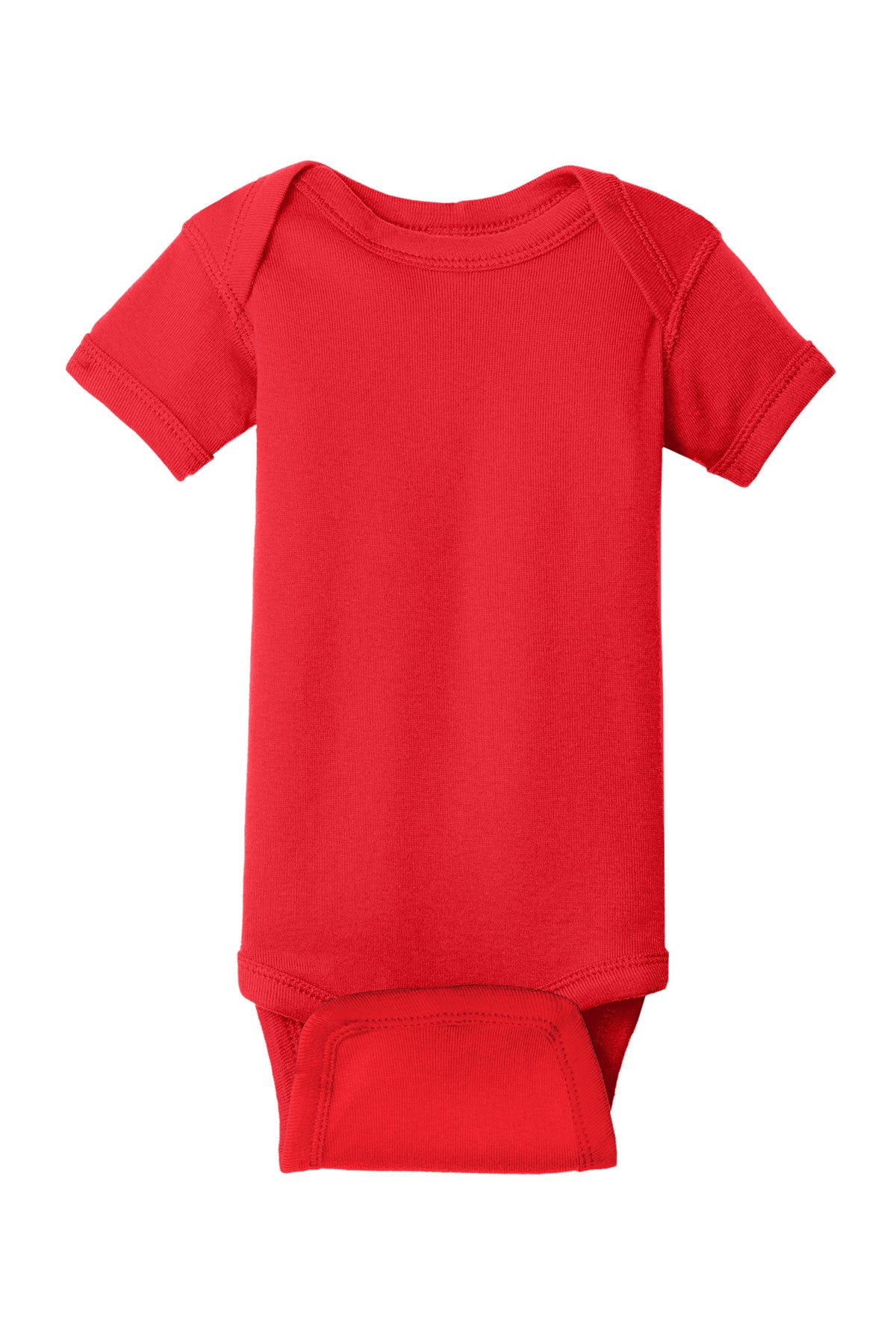 Rabbit Skins™ Infant Short Sleeve Baby Rib Bodysuit-RS4400