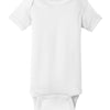 Rabbit Skins™ Infant Short Sleeve Baby Rib Bodysuit-RS4400