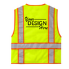 CornerStone® ANSI 107 Class 2 Mesh Zippered Two-Tone Vest-CSV103