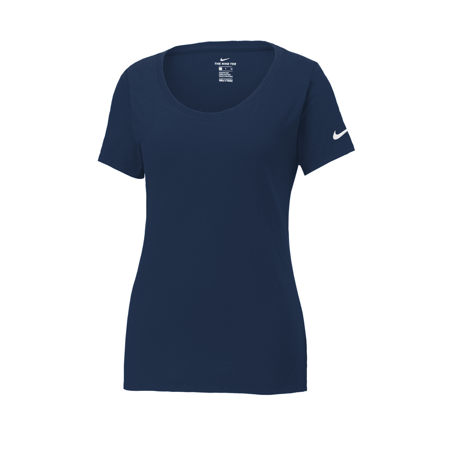 Nike Ladies Dri-FIT Cotton/Poly Scoop Neck Tee-NKBQ5234