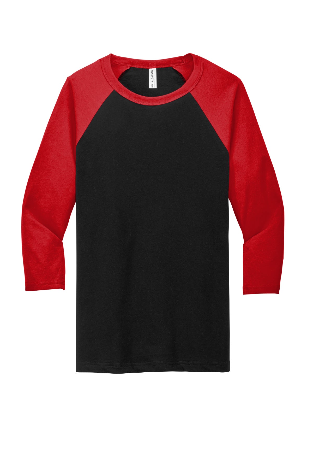 BELLA+CANVAS ® Unisex 3/4-Sleeve Baseball Tee-BC3200