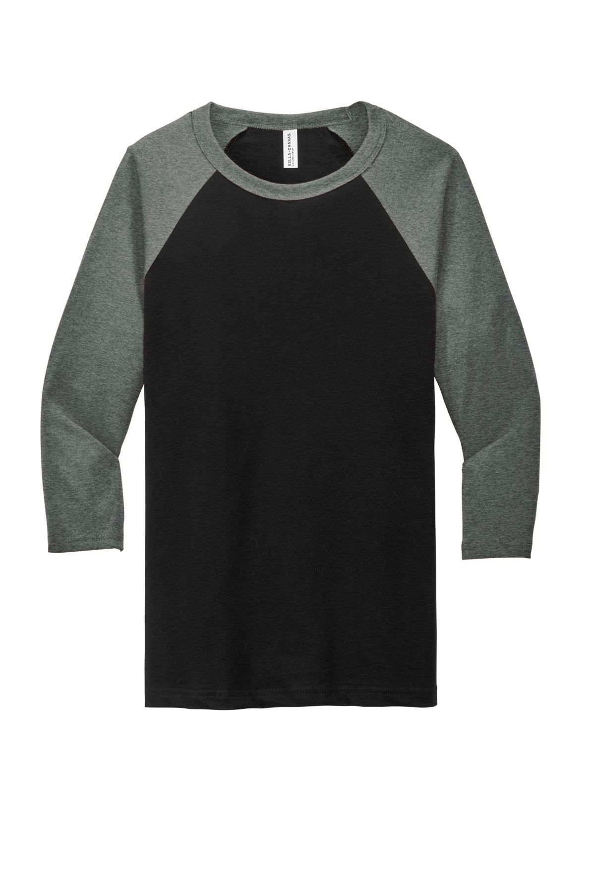 BELLA+CANVAS ® Unisex 3/4-Sleeve Baseball Tee-BC3200