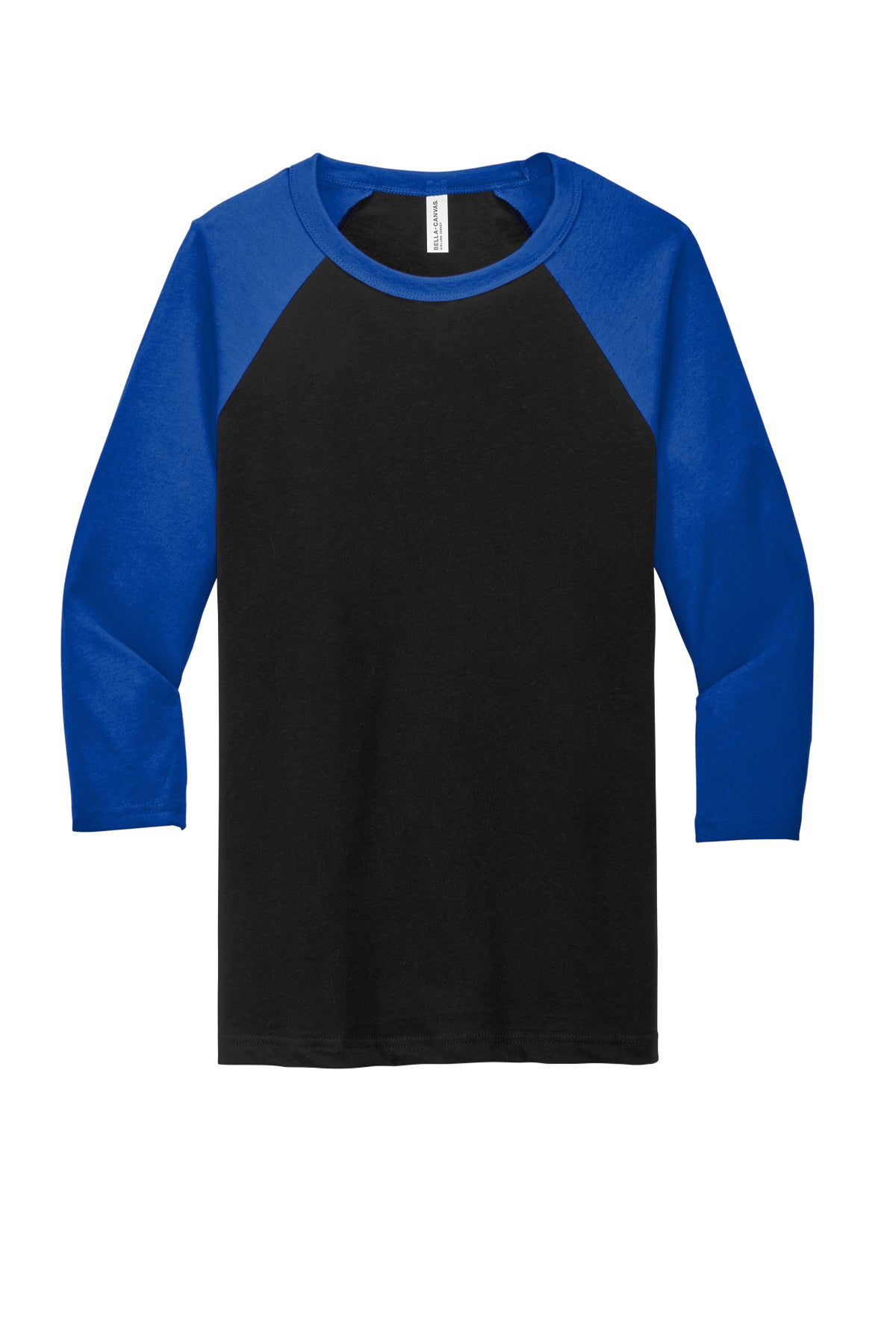 BELLA+CANVAS ® Unisex 3/4-Sleeve Baseball Tee-BC3200