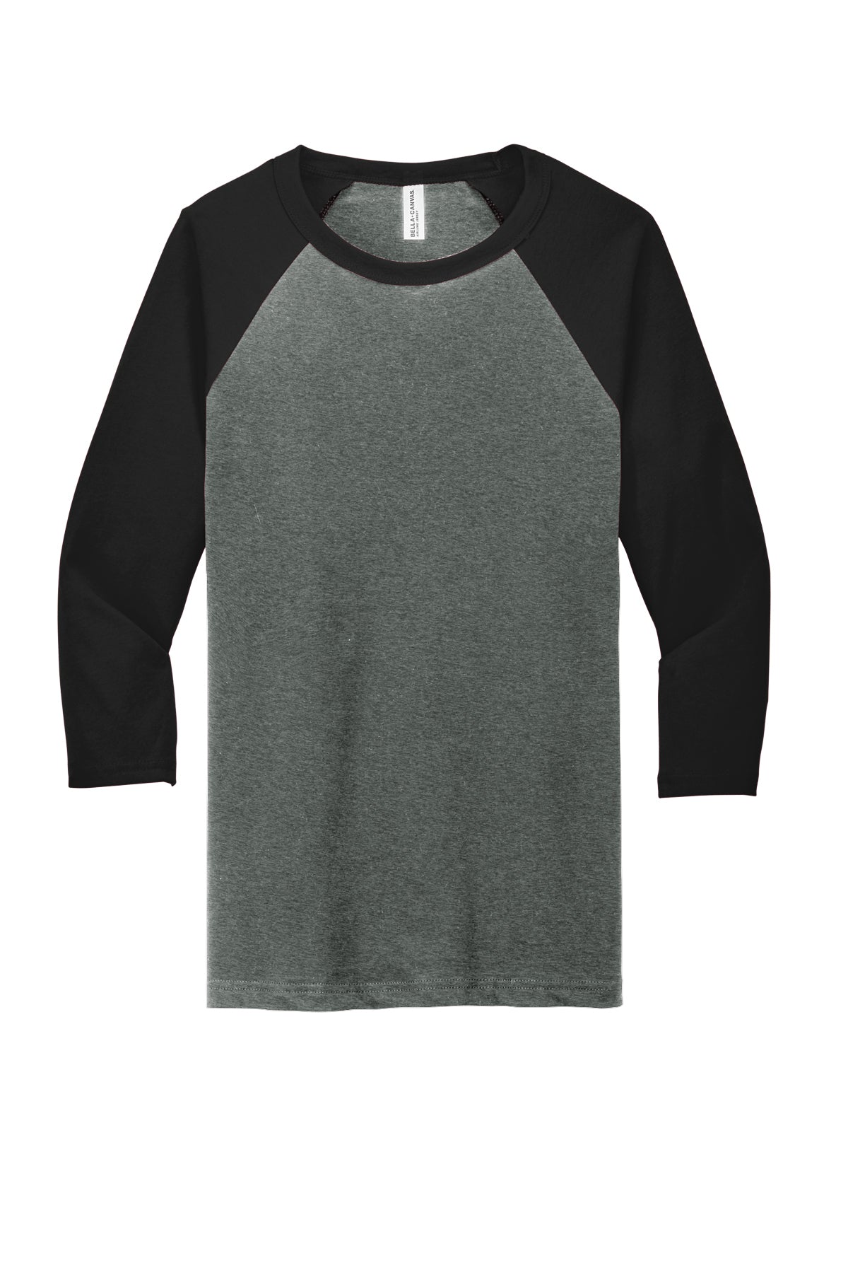 BELLA+CANVAS ® Unisex 3/4-Sleeve Baseball Tee-BC3200