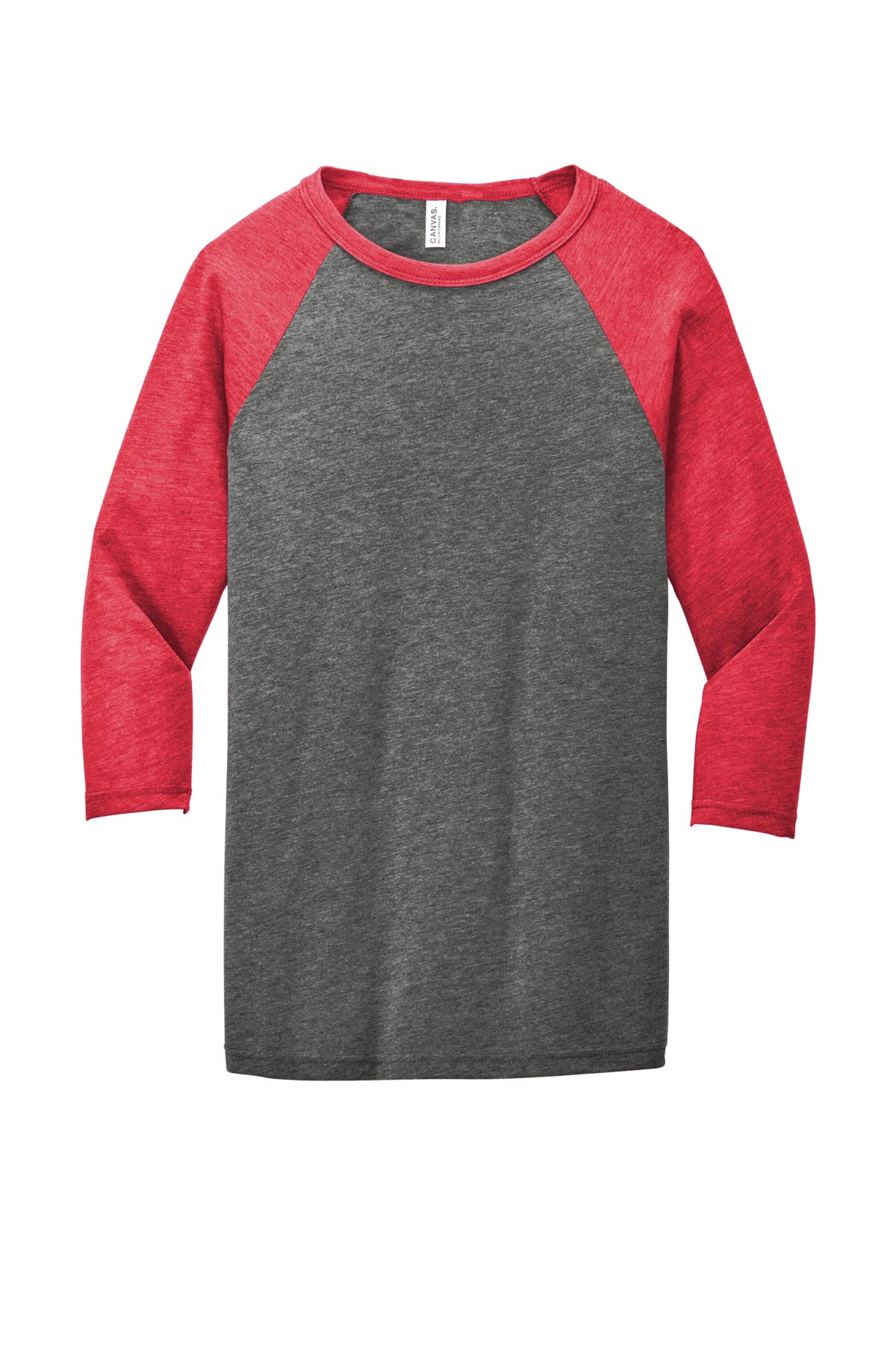 BELLA+CANVAS ® Unisex 3/4-Sleeve Baseball Tee-BC3200