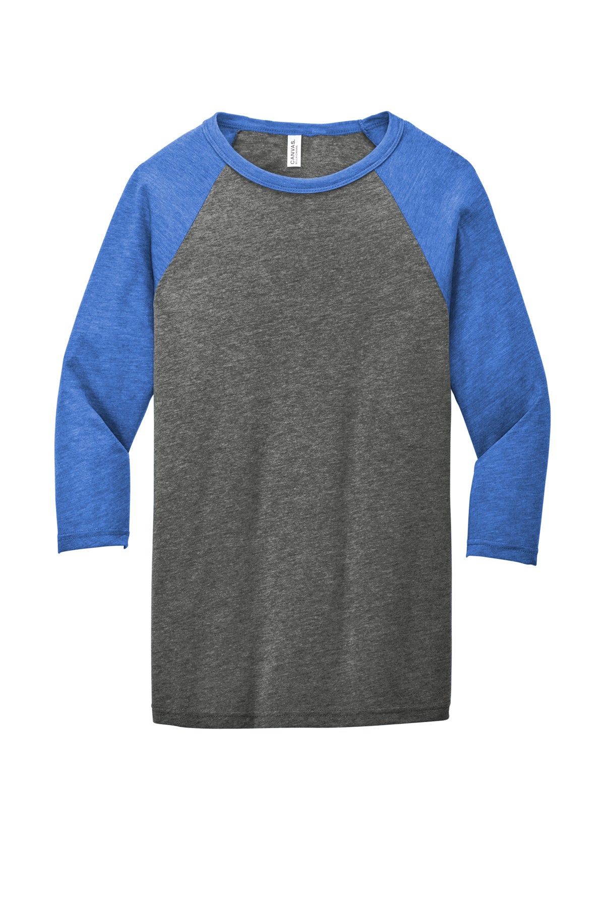 BELLA+CANVAS ® Unisex 3/4-Sleeve Baseball Tee-BC3200