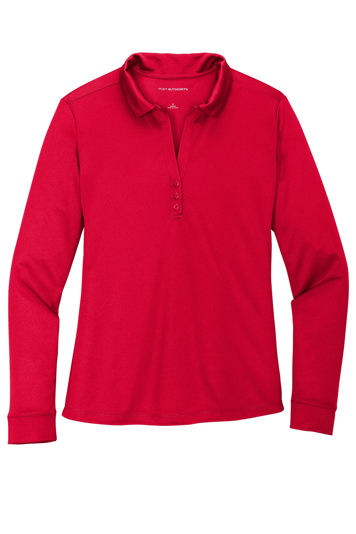 Port Authority ® Women's Silk Touch ™ Performance Long Sleeve Polo-L540LS