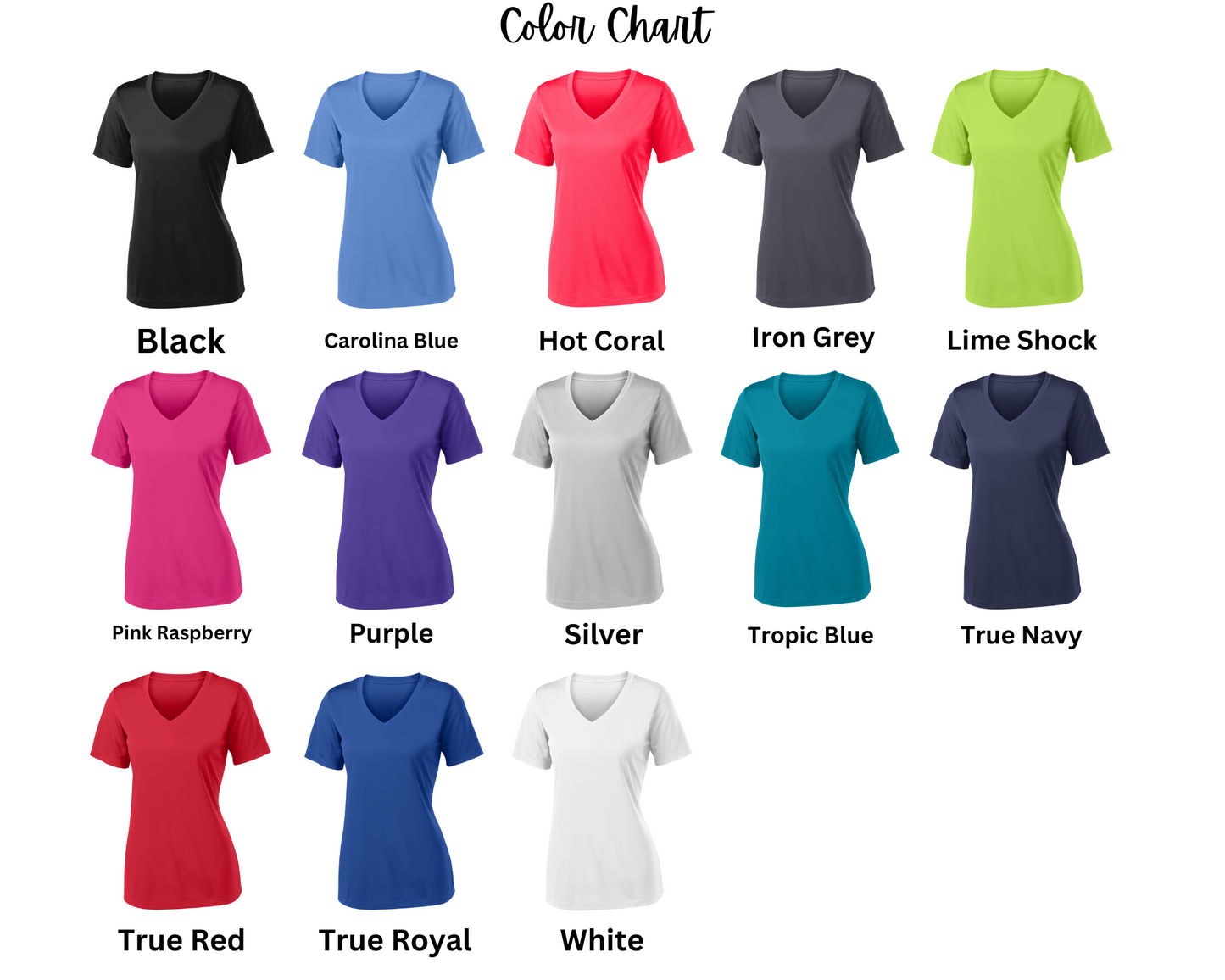 Sport-Tek® Ladies PosiCharge® Competitor™ V-Neck Tee-LST353