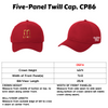 Port & Company® - Five-Panel Twill Cap-CP86