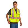 CornerStone® ANSI 107 Class 2 Mesh Zippered Two-Tone Vest-CSV103