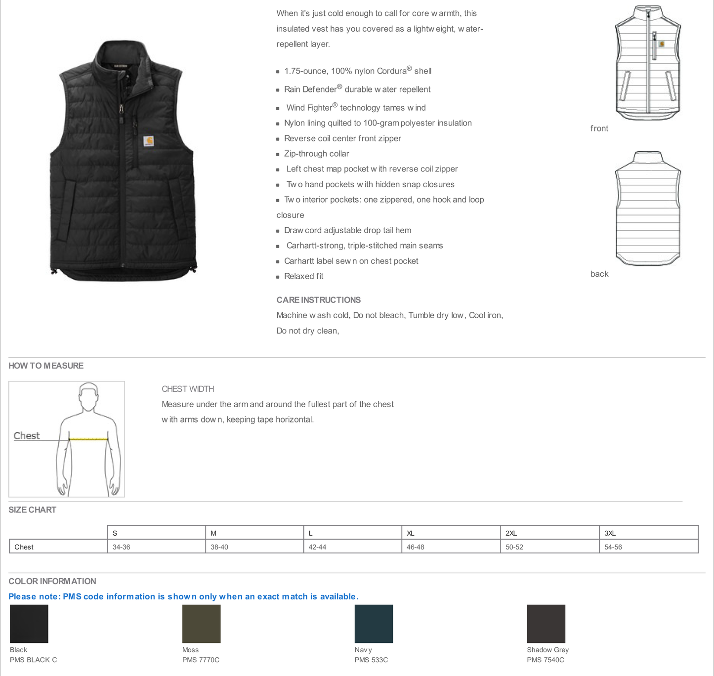 Carhartt® Gilliam Vest-CT102286