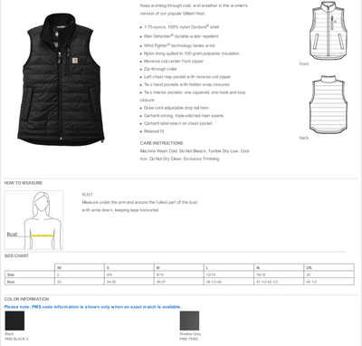 Carhartt® Women’s Gilliam Vest-CT104315