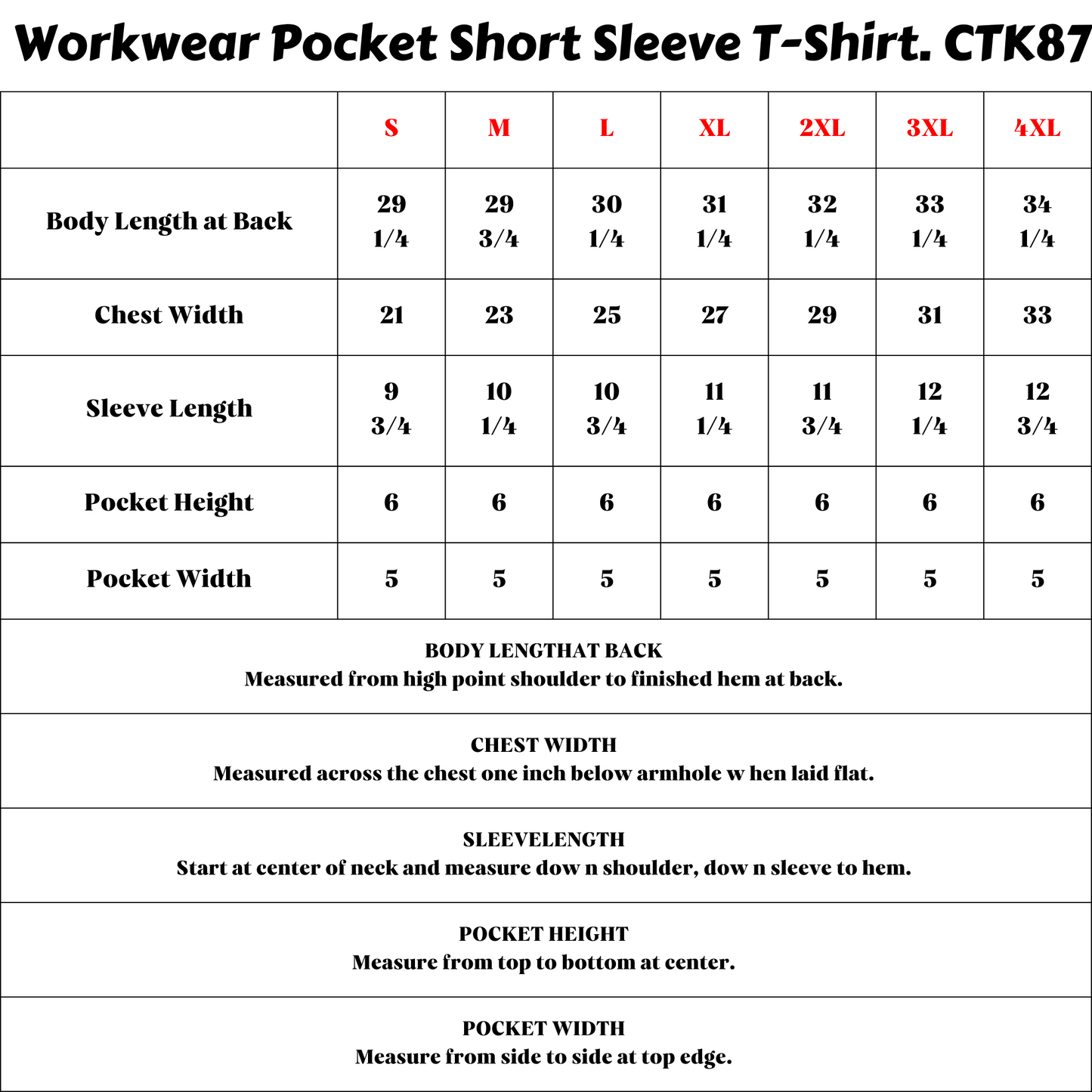 Carhartt ® Workwear Pocket Short Sleeve T-Shirt-CTK87