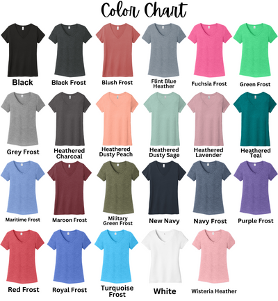 District ® Women’s Perfect Tri ® V-Neck Tee-DM1350L