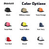 District ® Flat Bill Snapback Trucker Cap-DT624