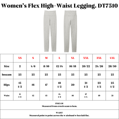 District® Women’s Flex High-Waist Legging-DT7510