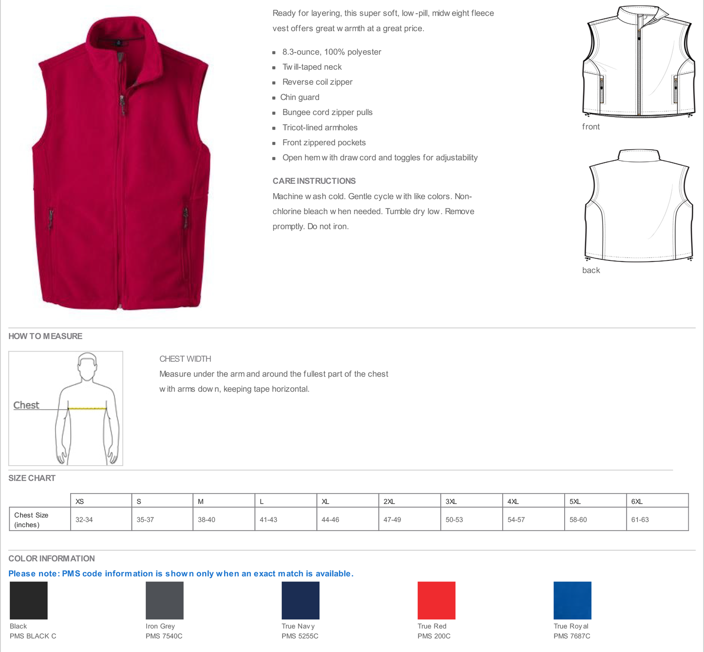 Port Authority® Value Fleece Vest-F219