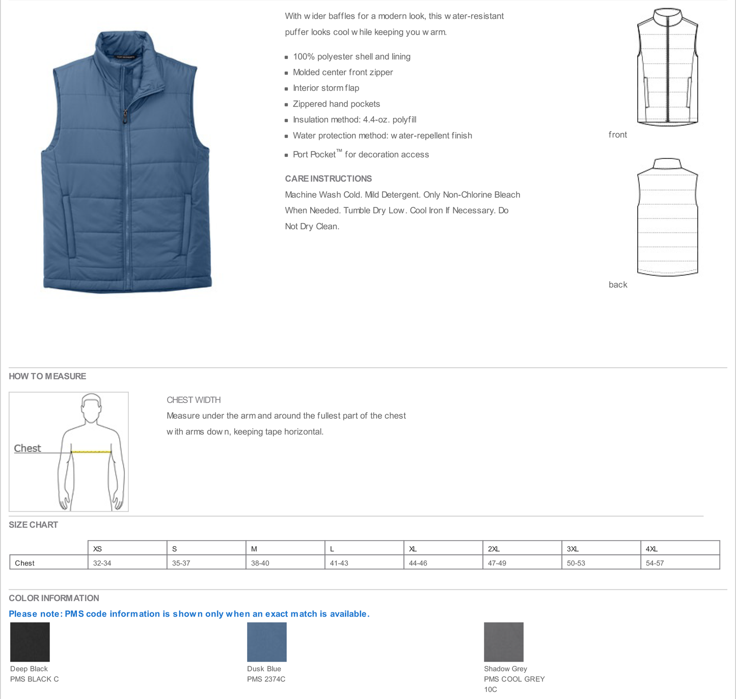 Port Authority® Puffer Vest-J853