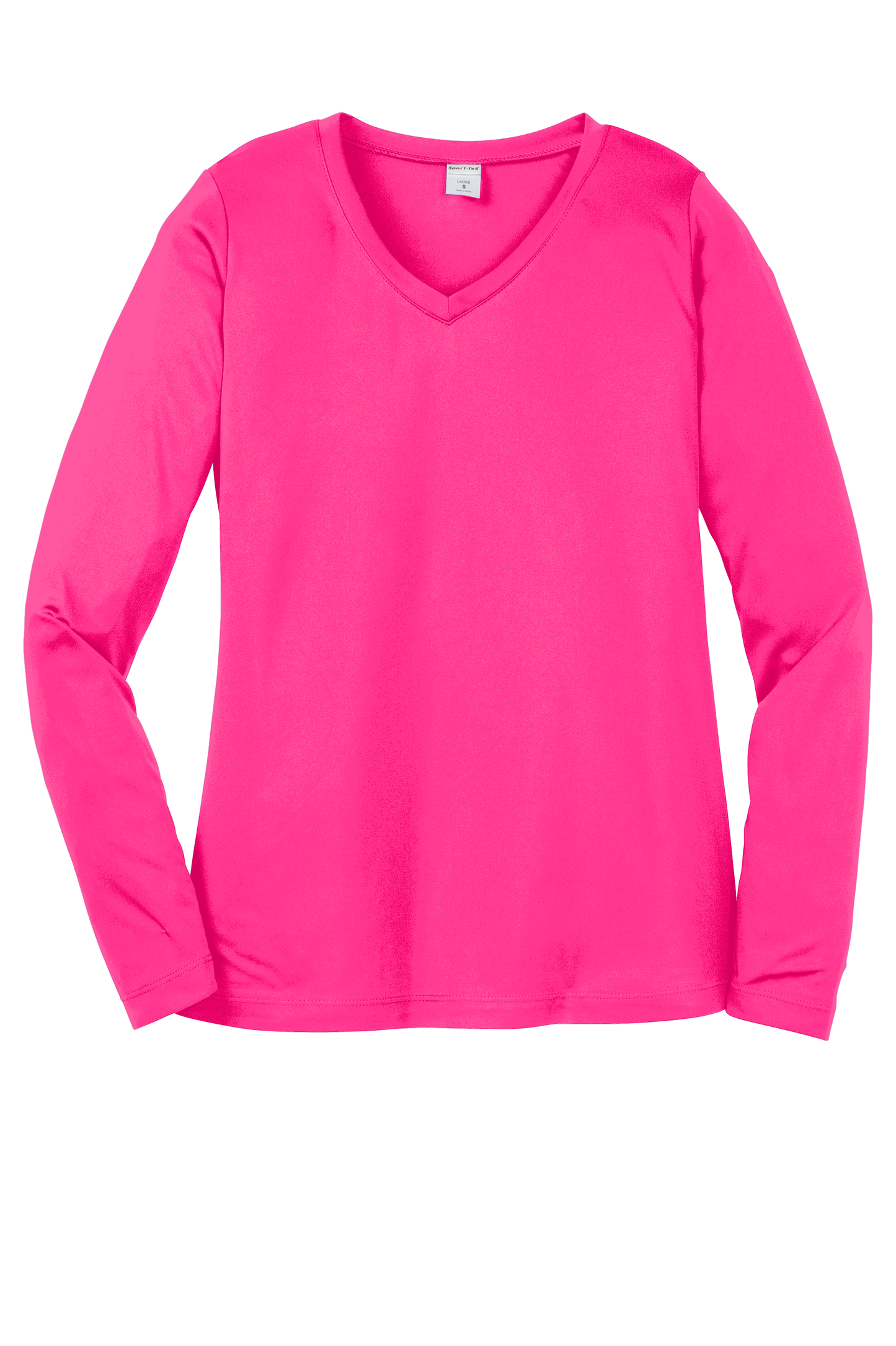 Sport-Tek® Ladies Long Sleeve PosiCharge® Competitor™ V-Neck Tee-LST353LS