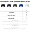 New Era ® Performance Dash Adjustable Visor-NE219