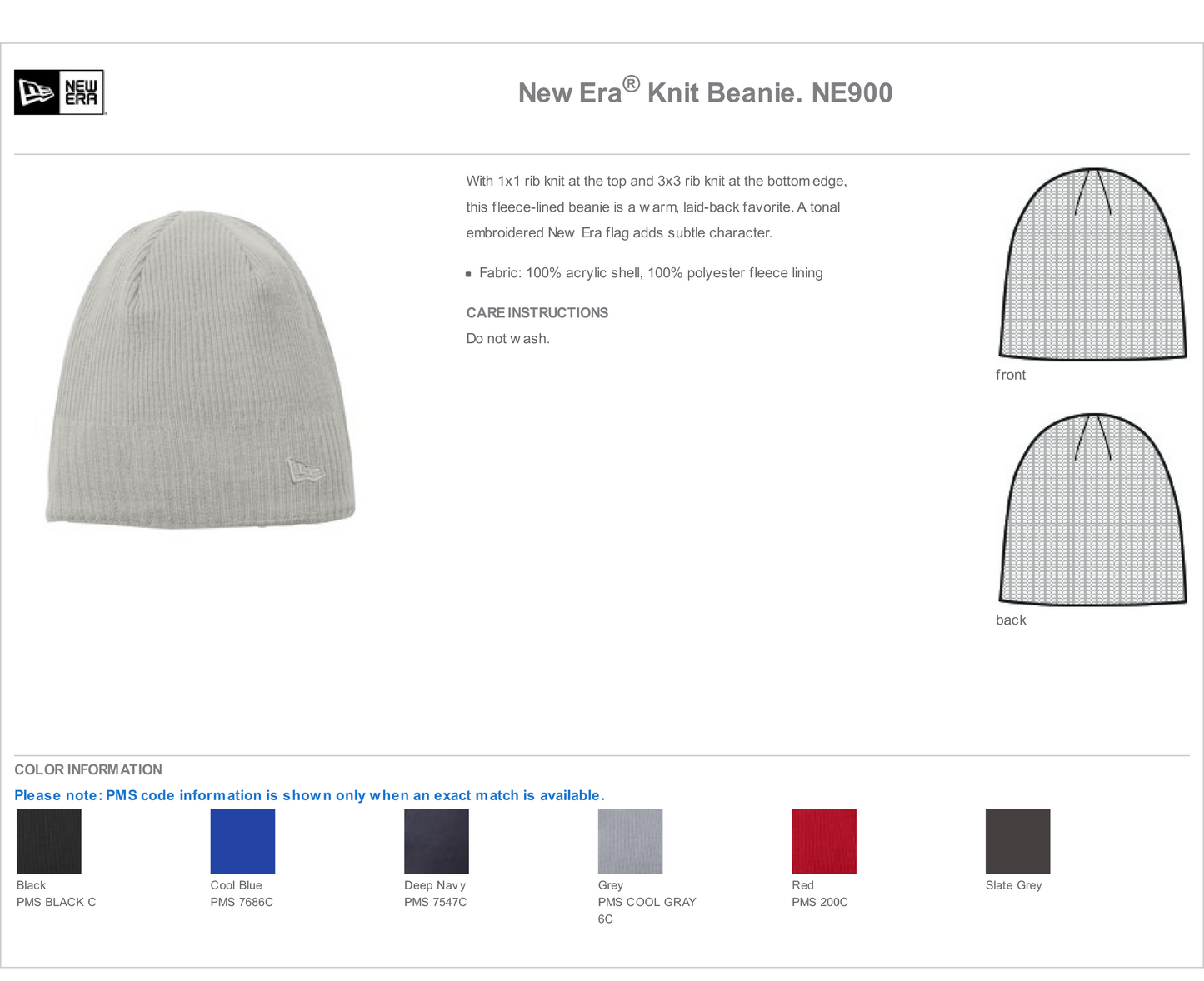 New Era® Knit Beanie-NE900