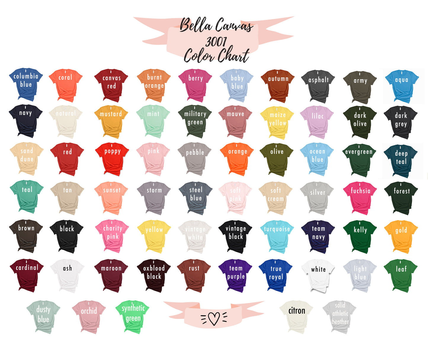 BELLA+CANVAS ® Unisex Jersey Short Sleeve Tee-BC3001