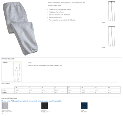 Port & Company® - Essential Fleece Sweatpant with Pockets-PC90P