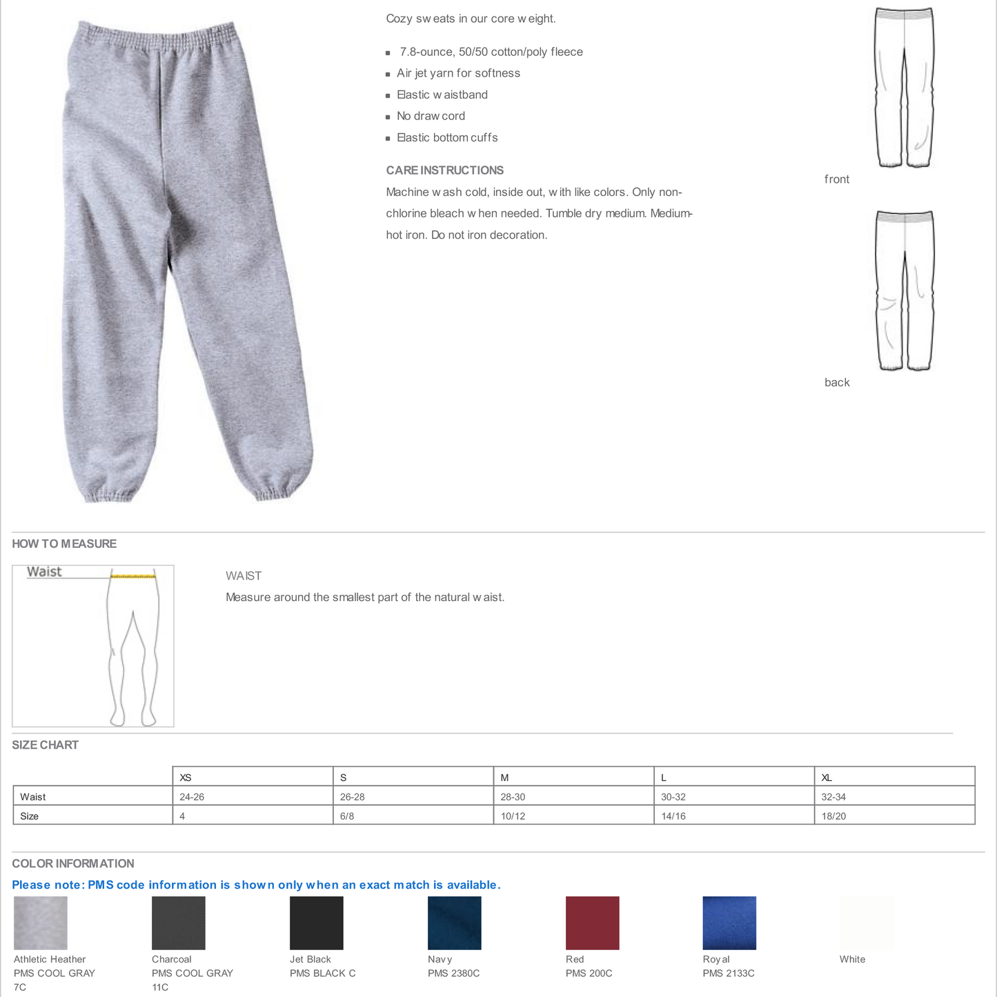 Port & Company® Youth Core Fleece Sweatpant-PC90YP