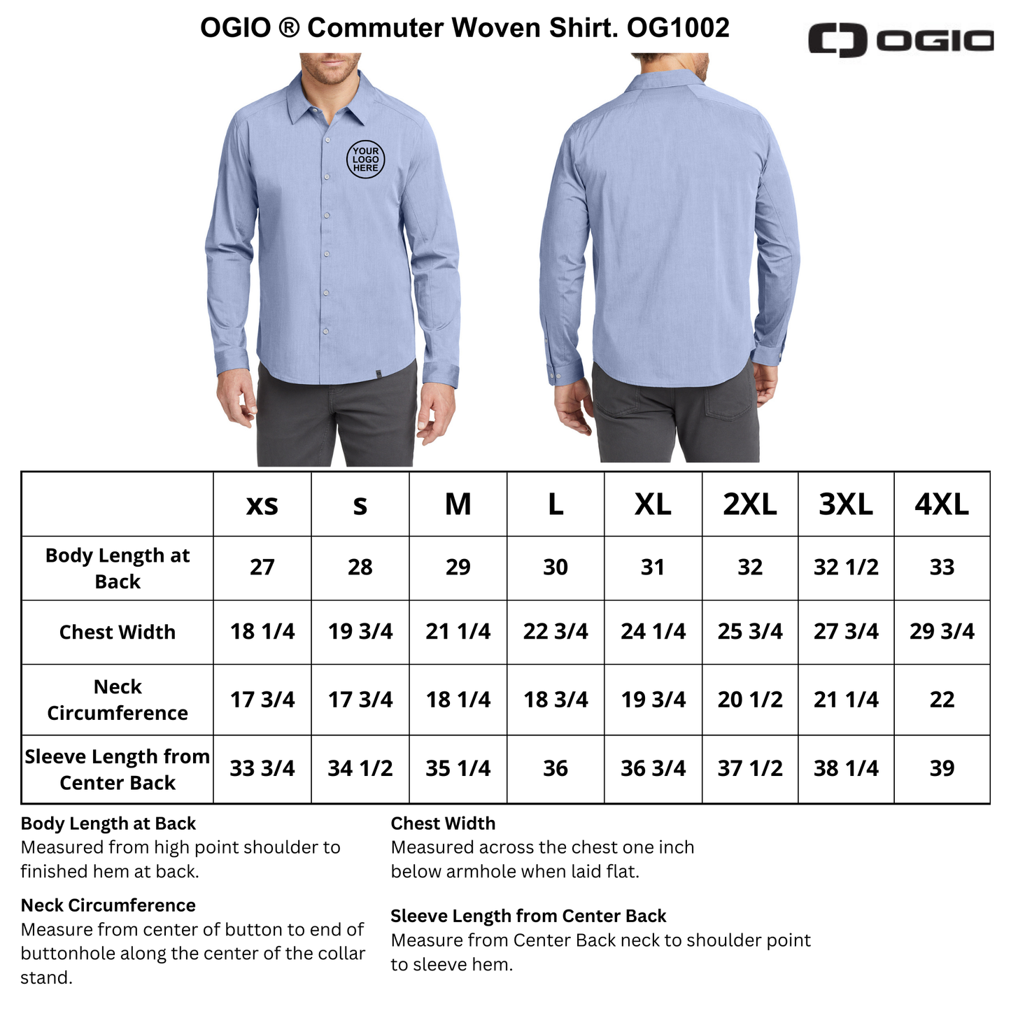 OGIO® Commuter Woven Shirt-OG1002