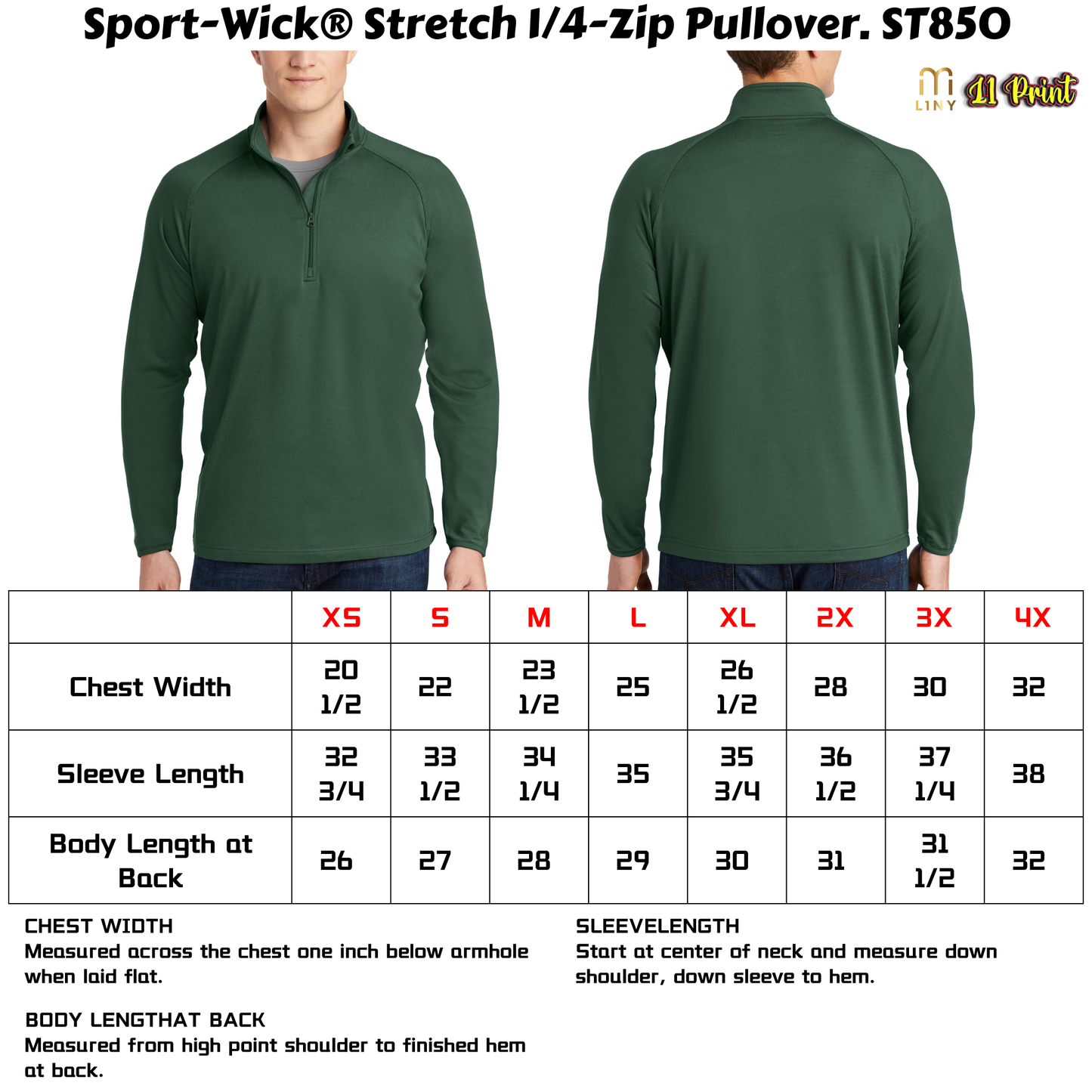 Sport-Tek® Sport-Wick® Stretch 1/4-Zip Pullover-ST850