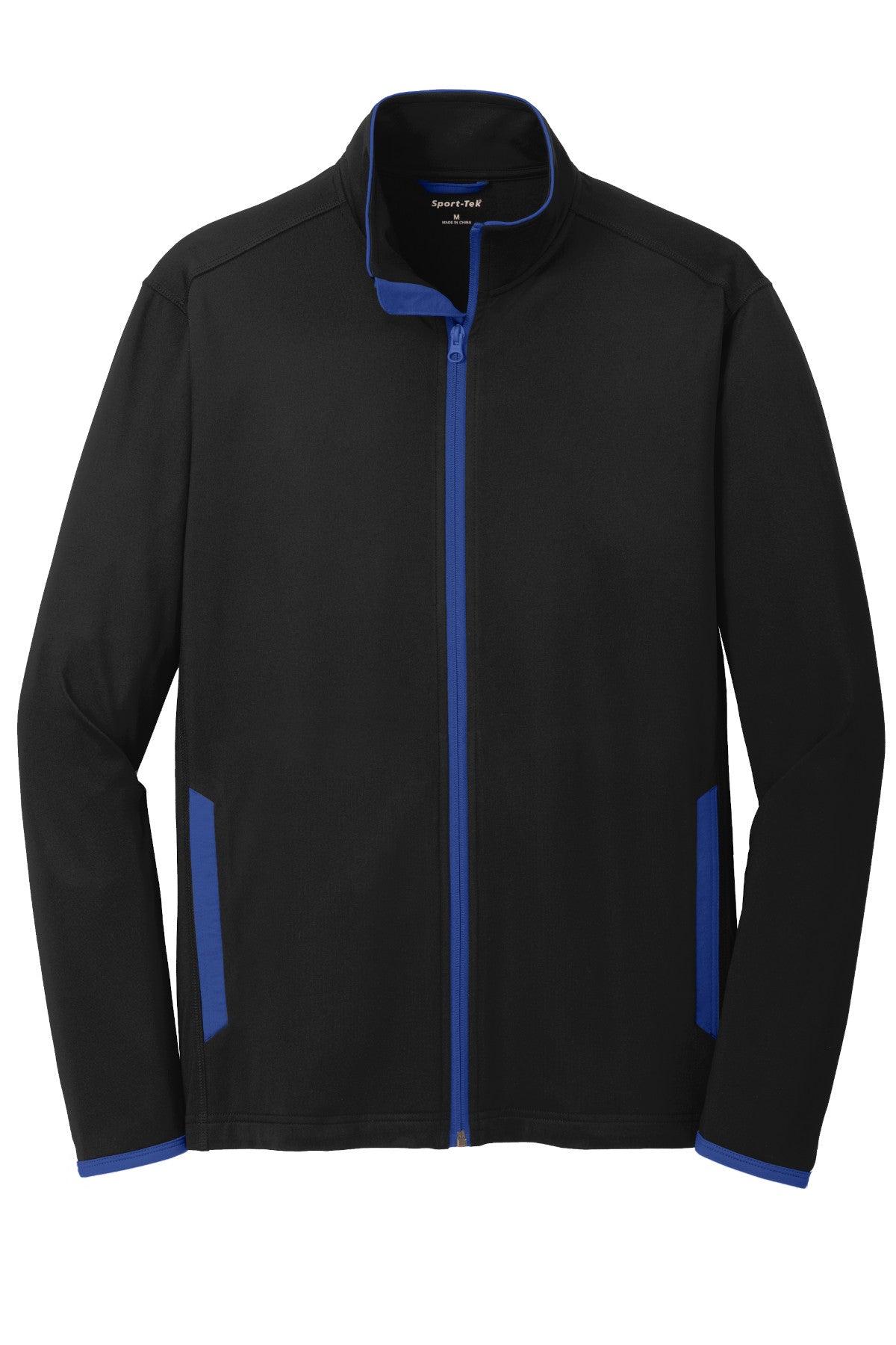 Sport-Tek® Sport-Wick® Stretch Contrast Full-Zip Jacket-ST853