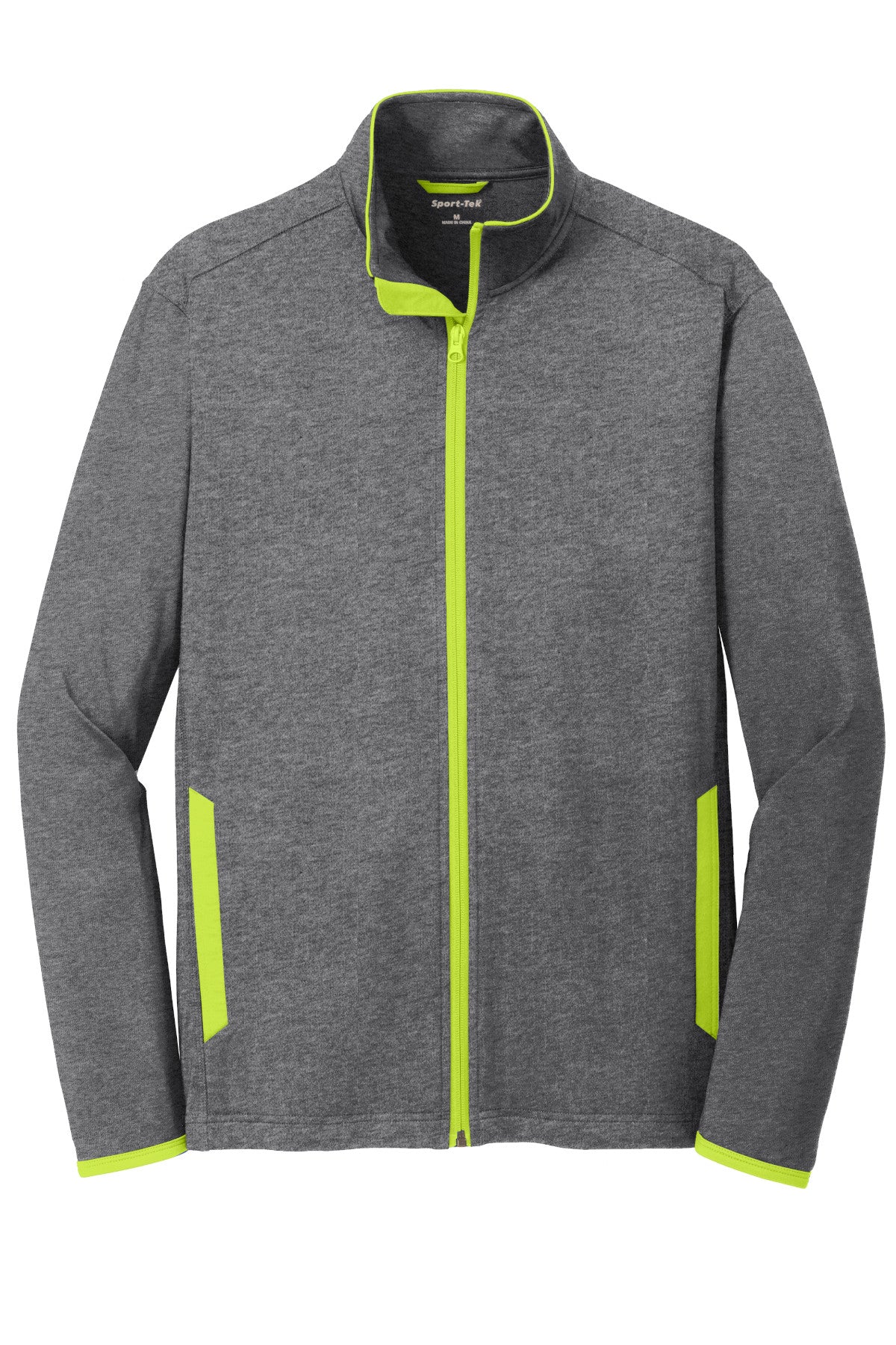 Sport-Tek® Sport-Wick® Stretch Contrast Full-Zip Jacket-ST853