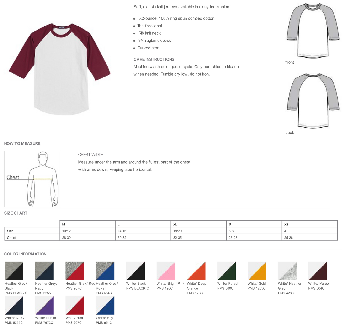 Sport-Tek® Colorblock Raglan Jersey-T200