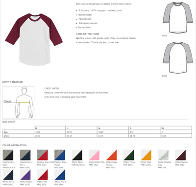 Sport-Tek® Colorblock Raglan Jersey-T200