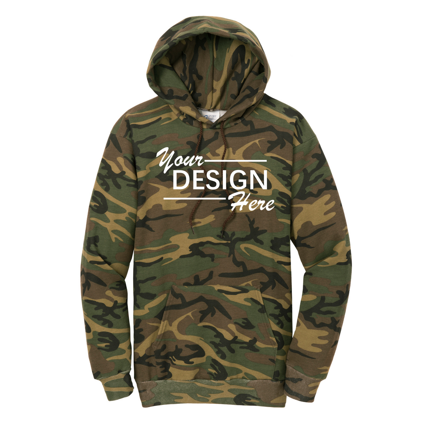 Port & Company® Core Fleece Camo Pullover Hooded Sweatshirt-PC78HC